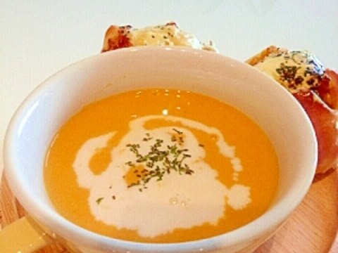 カボチャのクリーミースープ☆